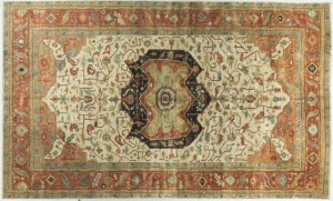 New Indian Reproduction Serapi - Item #  37178 - 21-4 H x 11-8 W -  Circa 1990